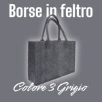 Borse in Feltro Colore 3 Grigio