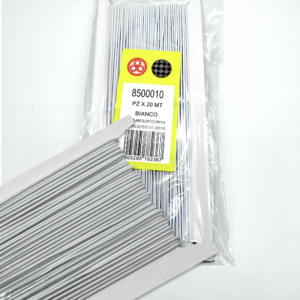 TUBOLARE ELASTICO per Cucito – Confezione da 20 Metri – Colori: Bianco e Nero