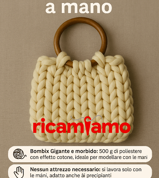 Schema gratuito: Borsa “Bombix a Mano” – Idee Handmade