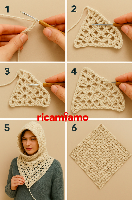 SOPHIE SCARF / SOPHIE SHAWL / SOPHIE HOOD